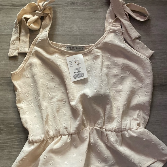 NWT Bow Tie Tank Top - Picture 2 of 3